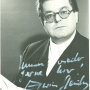 Erwin Steinhauer Autogramm Vorstellung "Notabene Satire"